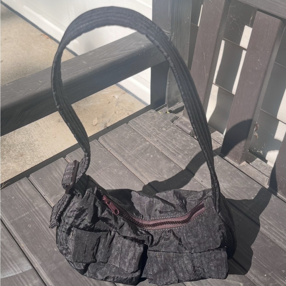 Baggu DYED BLACK/OG SNAKESKIN Cargo Shoulder Bag